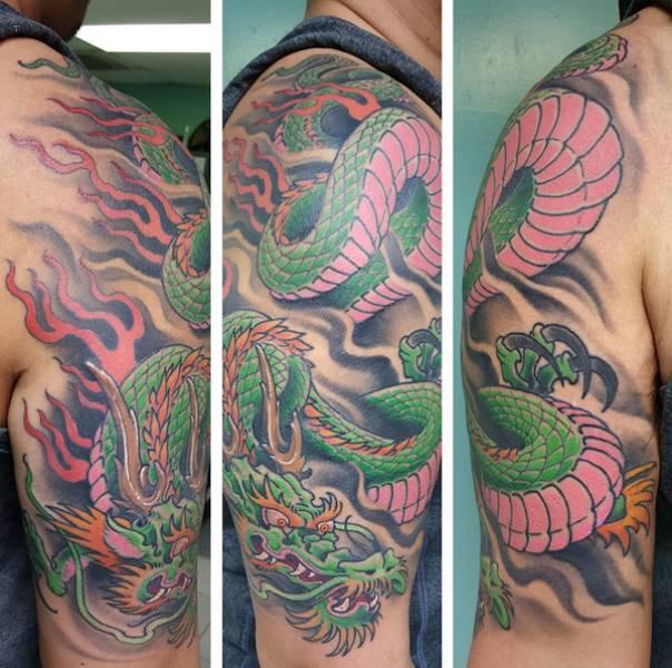 Dragon shoulder