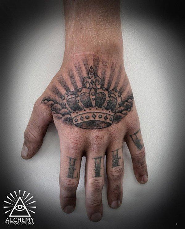 crown tattoo