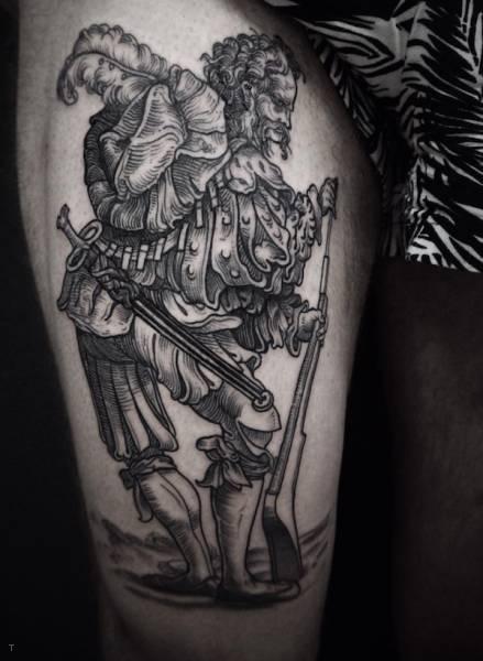 etched style hunter